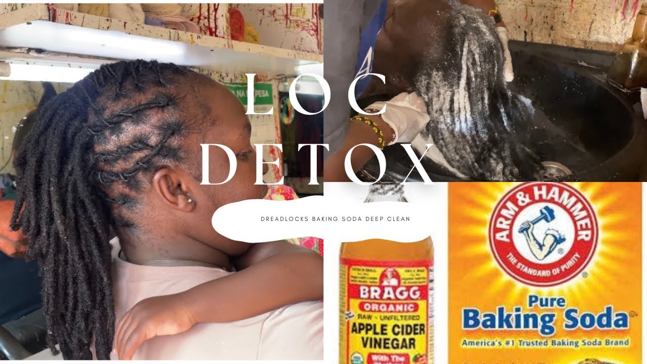 Locs Washing Hairstlye TutorialHow I Do baking soda deep clean