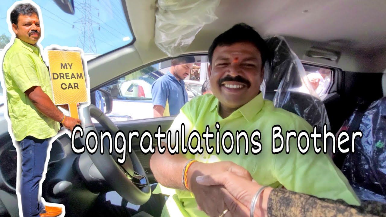 Anna full Kush | Taking Delivery of His Dream Car 🚗 | Renault kiger | Car Delivery vlog in kannada