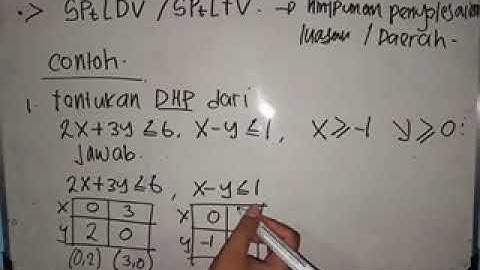 Program Linear part 1 (SPtLDV)