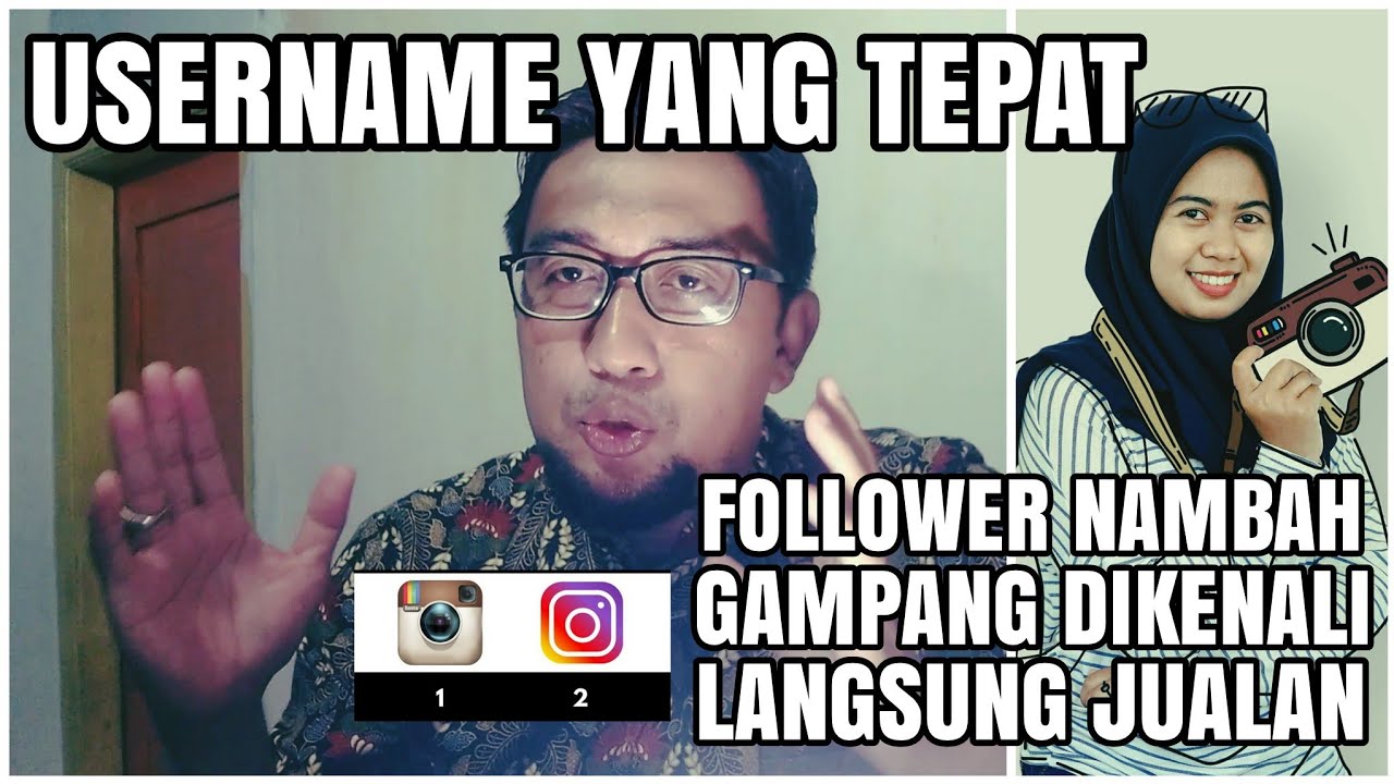 Tips Memilih Username INSTAGRAM Agar Follower Terus Bertambah 