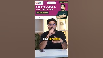 TCS NQT Test Pattern and Syllabus 2024. Checkout the whole video 📸 #tcs #tcs_pattern #tcsnqt2024