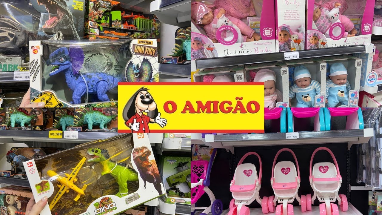 ACHADINHOS DE BRINQUEDOS NA LOJA O AMIGÃO PARTE 1 #achadinhos #oamigão ...