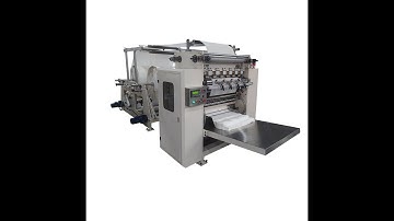 4 lines edge embossing automatic folding facial tissue paper making machine