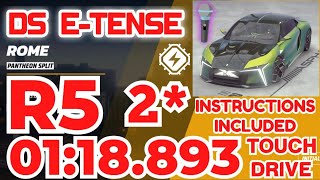 🎤 Asphalt Legends - DS E-TENSE PERFORMANCE Grand Prix Round 5 | 2⭐ Touchdrive | Pantheon Split