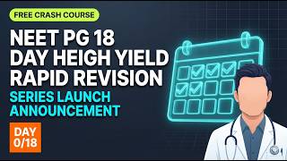 CRACK NEET PG 2026 18 Day High Yield Rapid Revision Course! 🚀 Free Crash Course