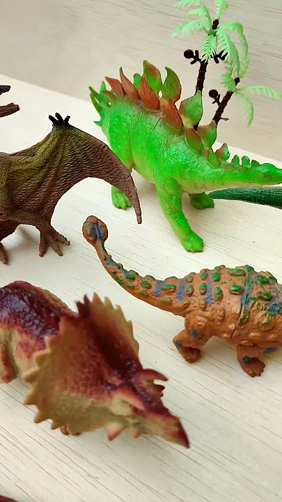 my dinos toys collection #dinosaur #dinosaurs #jurassicpark #jurassicworld #trex #brontosaurus