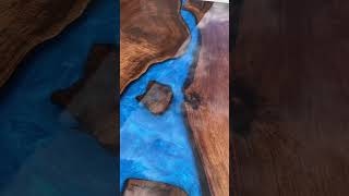 ⚫ Final Showcase – Black Resin Table