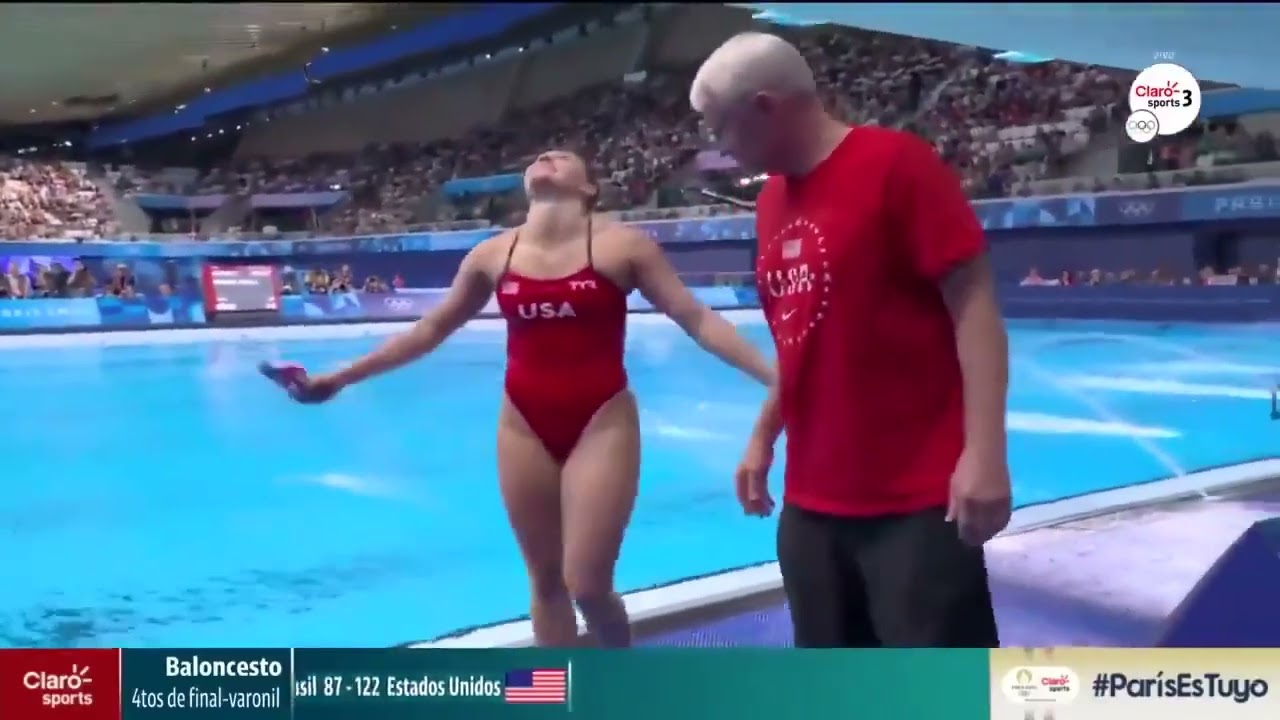 Alison Gibson fail dive Paris Olympics 2024