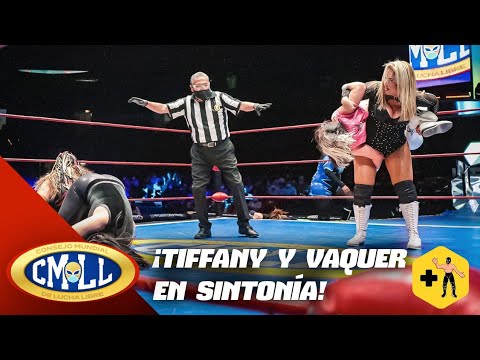 CMLL | Tiffany, Stephanie Vaquer y Skady derrotan a La Metálica, La Vaquerita y La Comandante