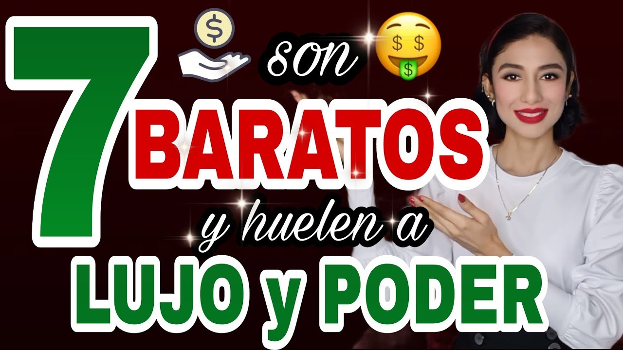 ✅️ESTOS 7 PERFUMES BARATOS SON TAN LUJOS QUE LOS DEBES TENER... no gastes tanto y huele especial🔴