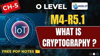 What is Cryptography? | Chapter-5 | Class-10 | Cryptography Explained | #cryptography #iot #olevel