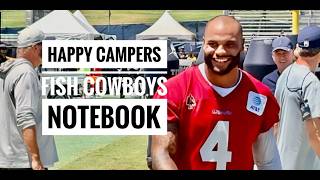 FISH in OXNARD: #DallasCowboys Happy Campers; Dak 2 Notebook LIVE!