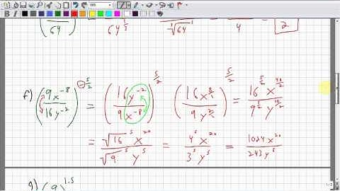Foundations of Math and Pre-Calculus 10 4.3 Rational Exponents