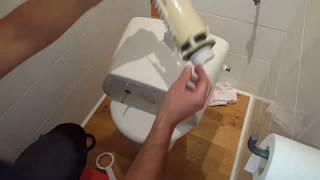 COMMENT CHANGER UN MECANISME DE WC QUI FUIT  TUTO VIDEO BRICOPLOMBERIE.COM #fuitewc #plomberie