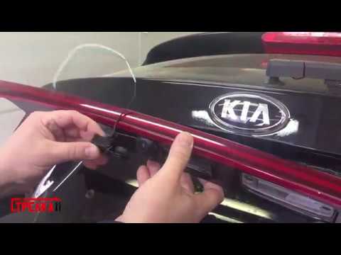 камера заднего вида kia rio x line