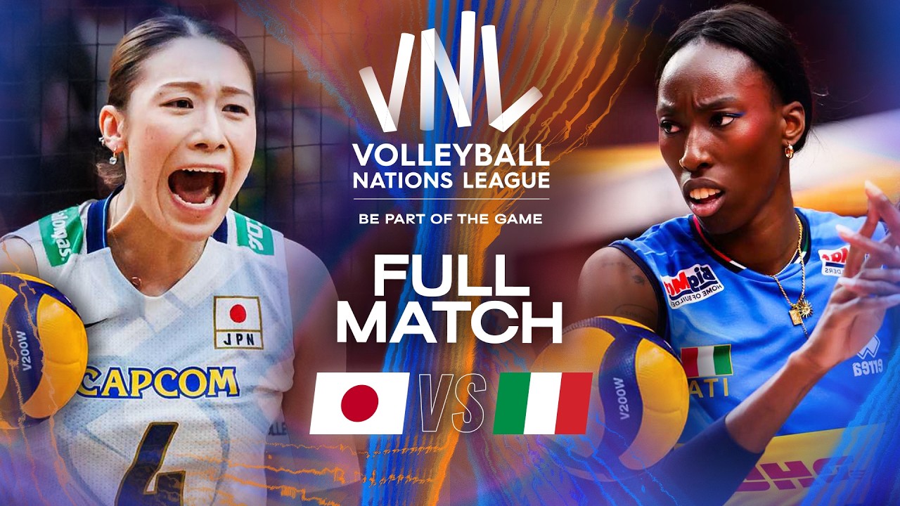 Japan 🇯🇵 vs. Italy 🇮🇹 | VNL 2025 - Full Match | Week 2