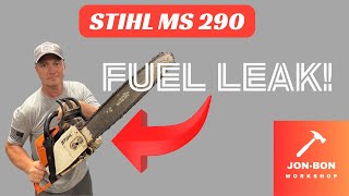 STIHL MS 290 Chainsaw carburetor/fuel line removal and installation