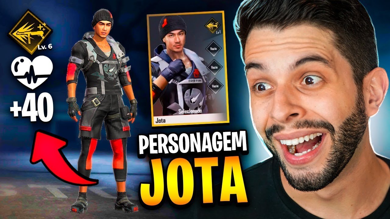 MELHOR QUE ALOK?! USEI O JOTA NÍVEL MÁXIMO NO FREE FIRE ...