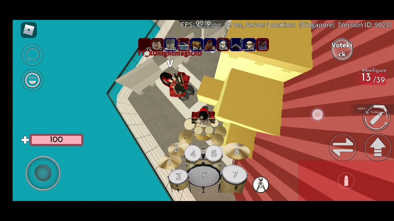 New Drums emote in roblox arsenal lol YouTube