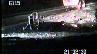 TROOPER HIT BY OUT-OF-CONTROL DRIVER!
This Michigan troopers dashboard camera caught on tape this dramatic footage of an out-of-control driver slamming into the officer and knocking him off his feet. The trooper had stopped to assist another motorist who had spun out when the accident occurred. The officer was lucky to escape with only minor injuries. (2007) TROOPER HIT BY OUT-OF-CONTROL DRIVER!