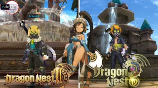 Dragon Nest Mobile vs Dragon Nest 2 Evolution [1st DNM vs DN2 Evolution EX Skills Comparison]