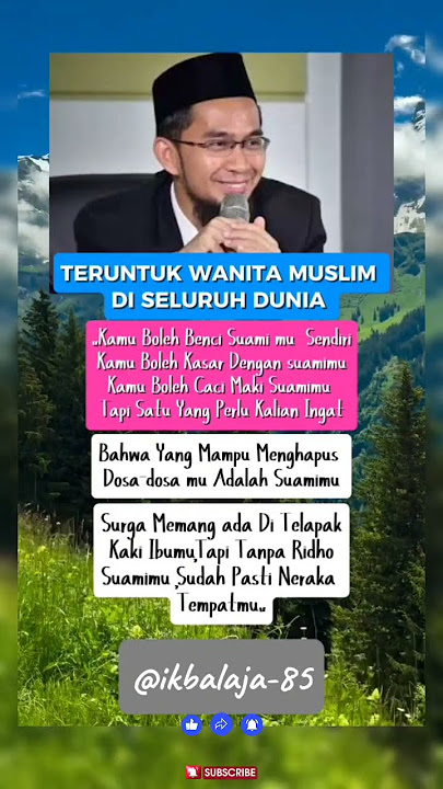 Teruntuk wanita muslim diseluruh dunia#ustadzadihidayat #short