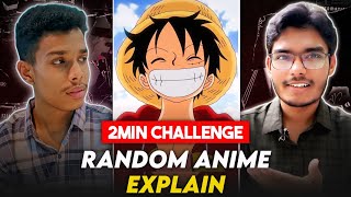 Random animation explain? | 2 minute challenge in Bangla🔥 ft. @anistry47