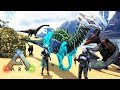 DINO METÁLICO +160 Y ARMADURA DE METAL! ARK SURVIVARK #14