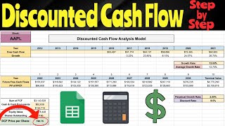 How to perform a Discounted Cash Flow Model Step by Step! (Intrinsic Value for Beginners)