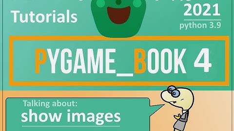 Pygame book part 4 - Show the image in the videogame (blit)