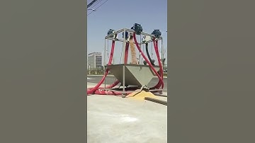 Corn loading portable grain suction machine