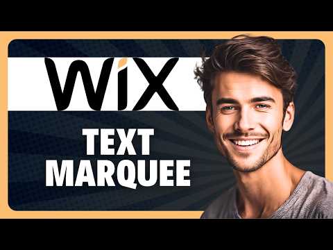 How to Add Text Marquee in Wix in 2026