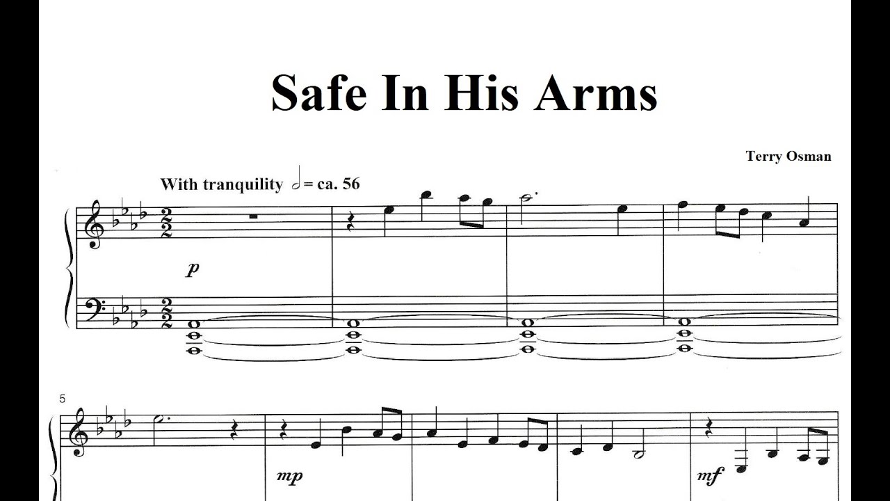 Safe In His Arms - YouTube