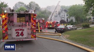 Family now bonded after neighbor helps save them from house fire in Charlotte