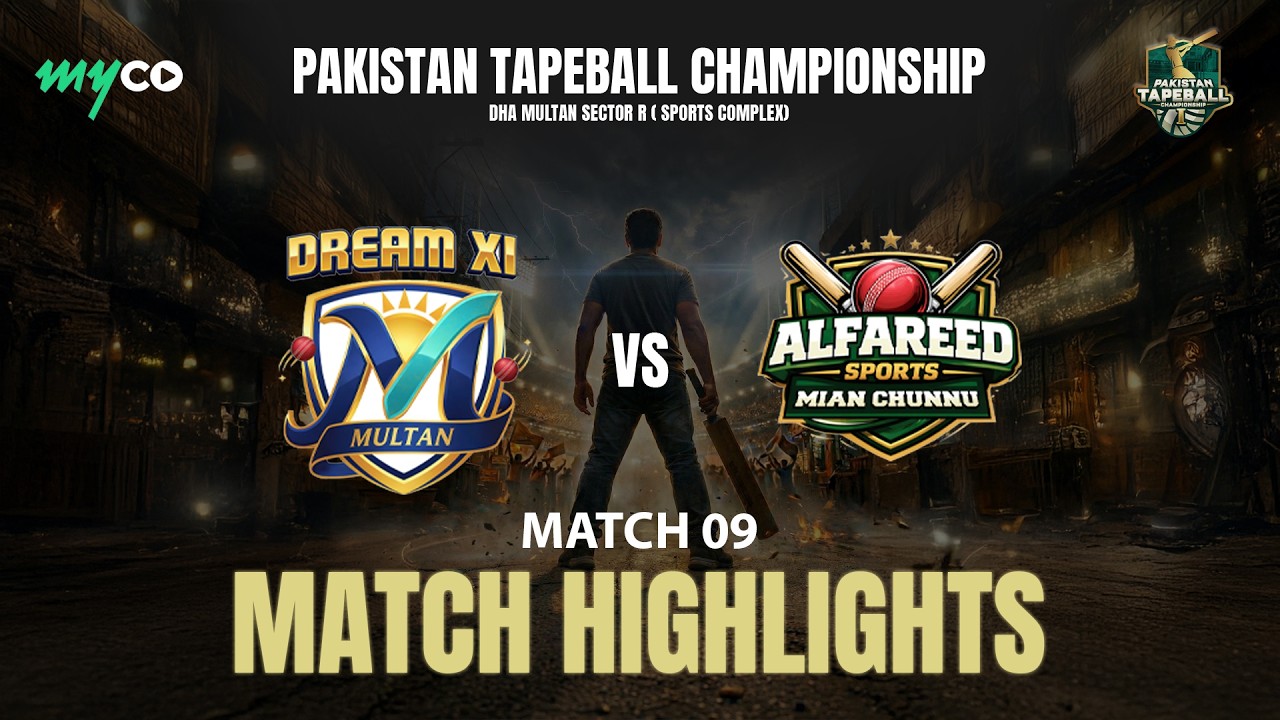 Highlights | Dream 11 Multan vs Al Fareed Sports | Pakistan Tape Ball | Day 3 | Match 9 | on Myco