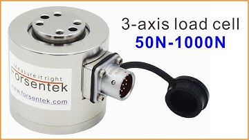 3 axis load cell multi axis force sensor