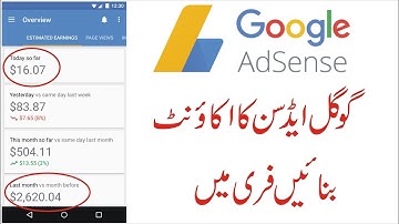 How To Make a Google Adsense Account 2018  in urdu hindi