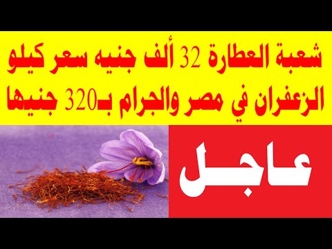 شعبة العطارة 32 ألف جنيه سعر كيلو الزعفران في مصر والجرام ب320 جنيها