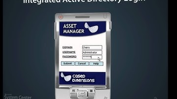 Cased Dimensions SCSM Bar Code Scanner - Logging In to Bar Code Scanner
