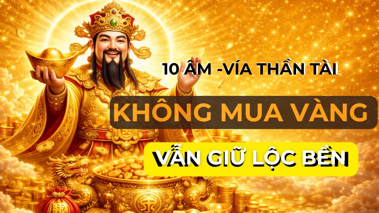 Ngày Vía Thần Tài: ĐỪNG MUA VÀNG Khi TÂM CHƯA AN | 3 Vị Trí Lau Sạch Để LỘC VỀ | Tỉnh Thức Nhiệm Màu