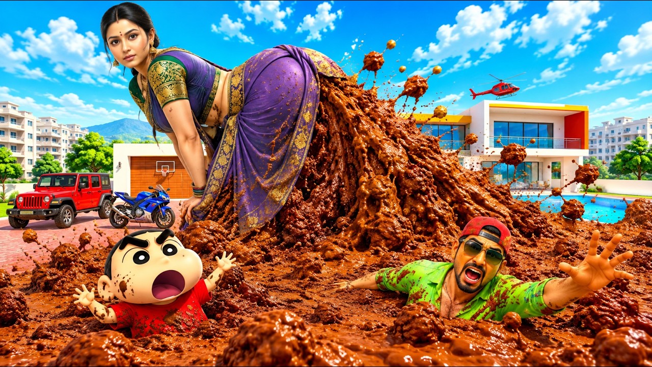 Mammi ne Poop Tsunami Laa dii 😱💥 Indian Theft Aura Simulator 🤩 Aryan Gamerz 
