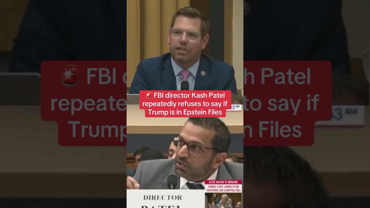 Kash Patel DODGES QUESTION on Trump in EPSTEIN FILES