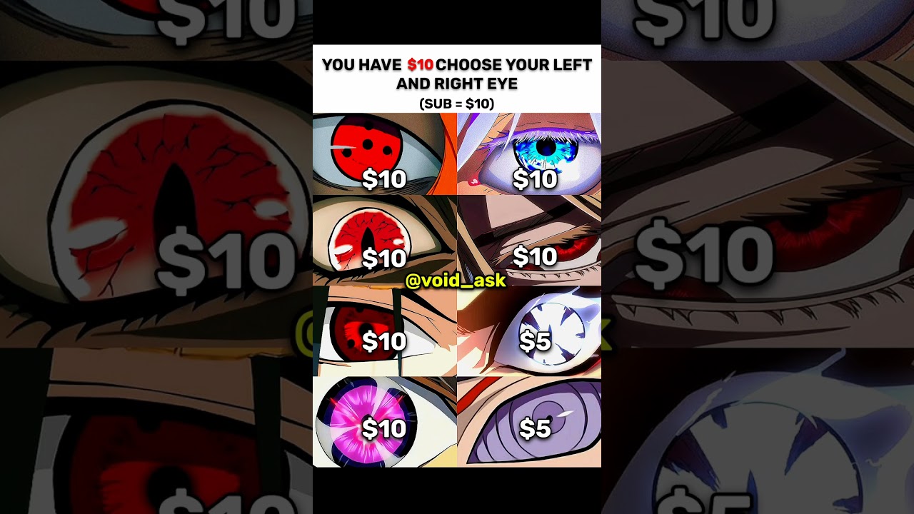 Which eyes are you choosing 🔥🥶 