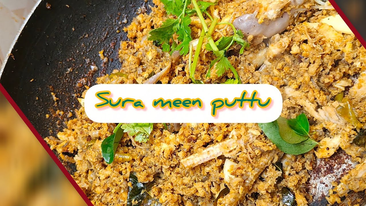 சுறா மீன் புட்டு l sura meen puttu receipe in tamil l scrambled shark 