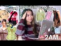 buying my DREAM wardrobe at 2AM (online shop with me!)