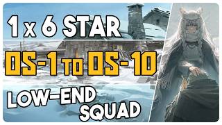 All OS Stages | OS-1 to OS-10 | Low End Squad |【Arknights - アークナイツ】