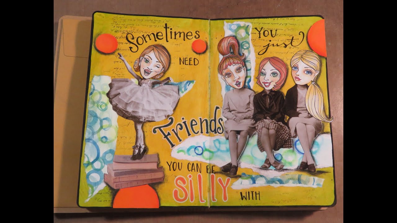 Art Journal Inspiration - Tim Holtz Characters + FaceUps!!