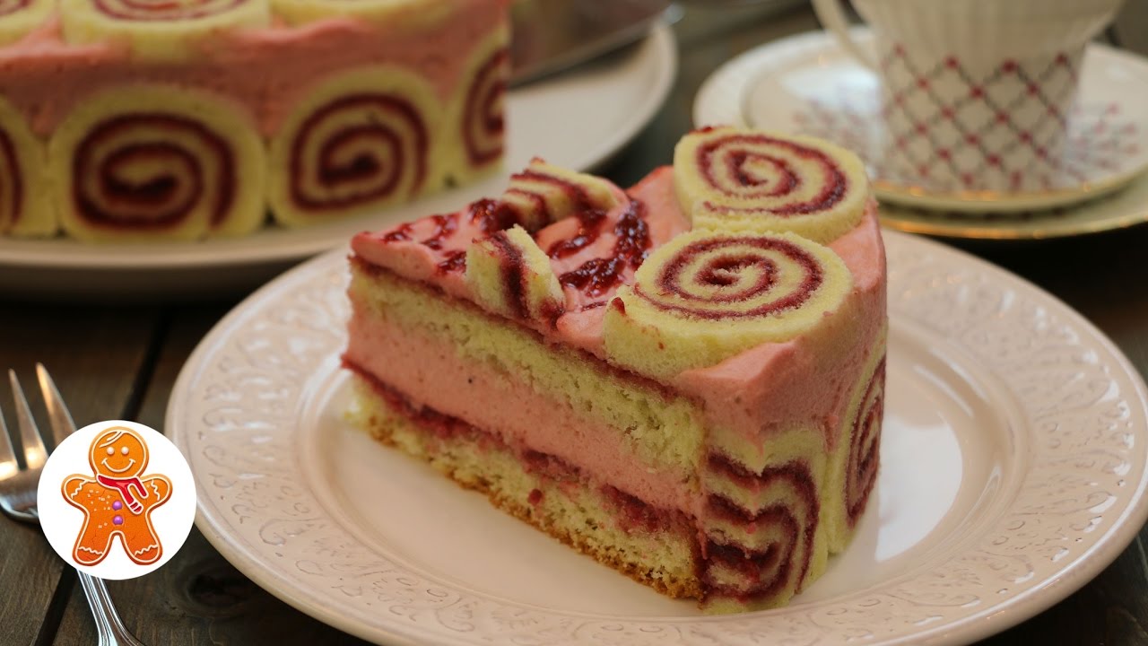 Торт "Малиновый" нежный ароматный и очень ягодный ✧ Raspberry Cake (English Subtitles)