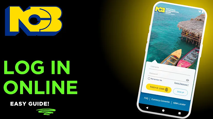 How to log in to National Commercial Bank Jamaica's online banking - Jamaica