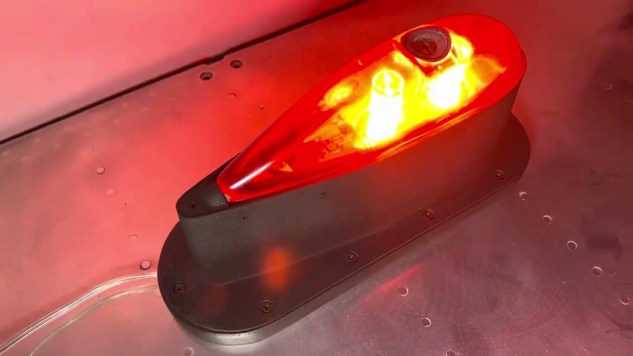 Aircraft beacon light upcycled 